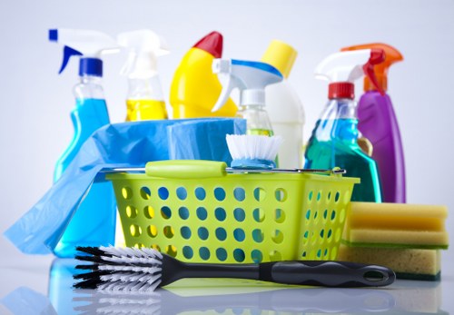 Commercial cleaning team supporting a Roehampton office environment