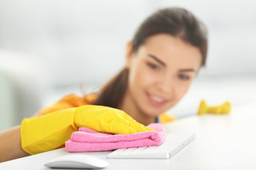 Reviewing a cleaning issue in a professional service