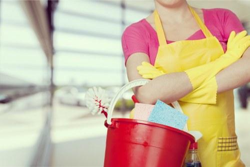 Kitchen and bathroom domestic cleaning in a Roehampton property